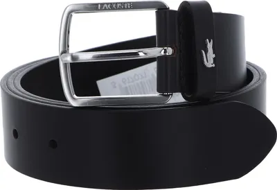 Produktbild von LACOSTE Leder Gürtel Elegance Plain Leather Belt W125 Marron dunkelbraun