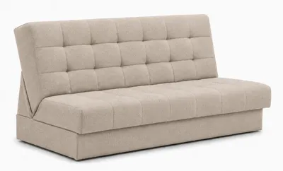Obrázek produktu pro Rozkládací pohovka ANMIL OLIO s úložným prostorem, potah béžová látka SAWANA. Moderní funkční pohovka, rozměry 192 × 85 x 100 cm