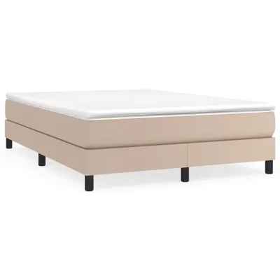 Produktbild von Boxspringbett Matratze Cappuccino-Braun 140x190cm Kunstleder