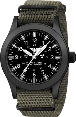 KHS PLABSSF.NSGO Herrenuhr Platoon Solar Natoband Grau 1