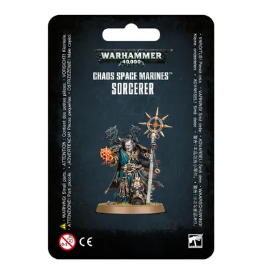 Zdjęcie produktu dla Games Workshop Chaos Space Marines Sorcerer, Figurka kolekcjonerska