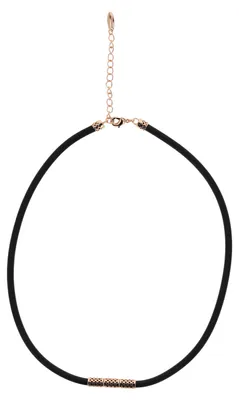Produktbild von NAHIMA damen halskette - schwarz roségold NAHIMA damen halskette - schwarz roségold, onesize