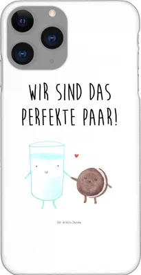 Produktbild von Mr. & Mrs. Panda Iphone 11 Pro Handyhülle Milch Keks - Weiß - Geschenk, Premium Kunststoff, Handy Case, Cookie, Lustige Sprüche, Milk, Romantisch, Kaffee