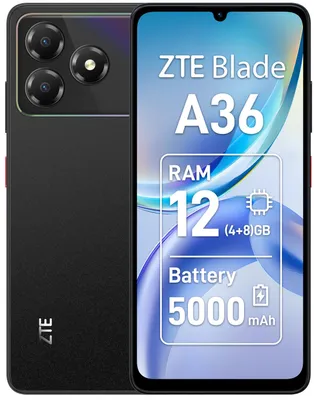 Zdjęcie produktu dla Smartfon ZTE Blade A36 4/64GB LTE 6,75" 8Mpix IP54 Czarny