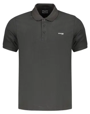Produktbild von Elegantes Schwarzes Kurzarm-Polohemd für Herren mit Stickerei