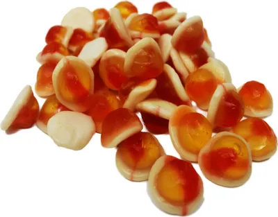 Immagine prodotto di Uova di gelatina alla frutta ripiene di crema al gusto di yogurt alla frutta 300g