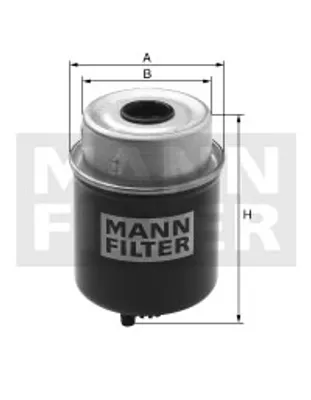 Produktbild von Kraftstofffilter MANN-FILTER WK 8144 Anschraubfilter
