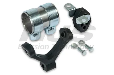 Produktbild von HJS Montagesatz Schalldämpfer 82 11 9857 für VW Polo Schrägheck (6R1, 6C1)