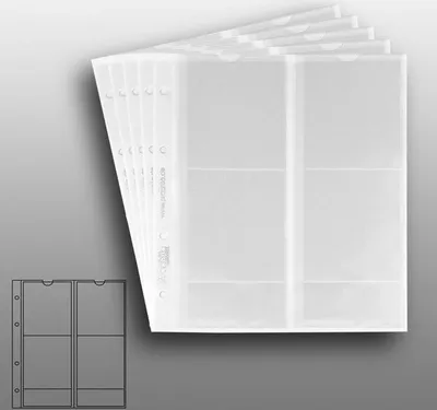 Produktbild von Prophila Collection 5 kleine Orden-Hüllen für je 4 Münzen und Medallien bis 72 mm Durchmesser