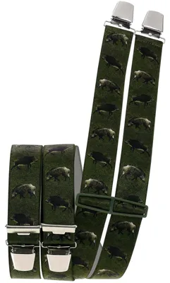 Produktbild von Hosenträger mit 4 extra starken Clips mit Wildsau