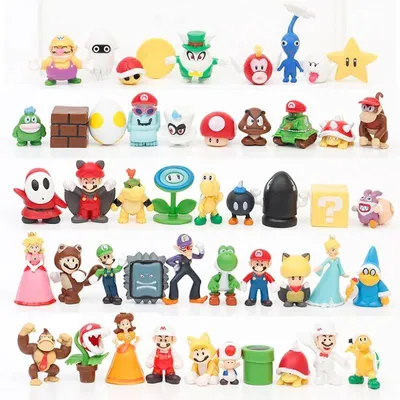 Obrázek produktu pro Obrovská sada figurek SUPER MARIO BROS 48 kusů.