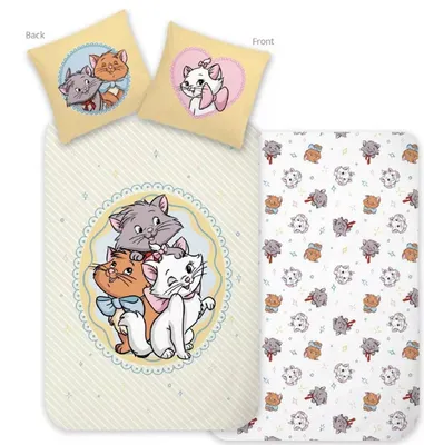 Obrázek produktu pro Dětské povlečení Disney Aristocats Marie Trio – okouzlující