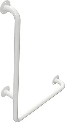 Produktbild von BELP Haltegriff Links Eisen Weiß 625x885x110 mm, 120 kg Traglast für Bad & WC >> zum Bohren