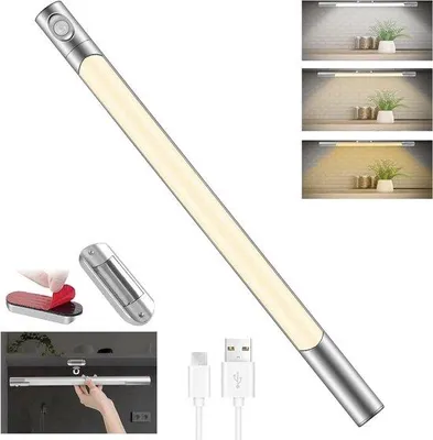 Obrázok produktu pre 40 cm LED svietidlo s pohybovým senzorom a podporou akumulátora pre kuchyňu a schodisko