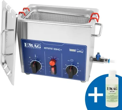 Produktbild von Emmi-30 HC Plus Ultraschallreiniger – 3,0 L Edelstahl, mit Heizung & Leistungsregler günstig kaufen