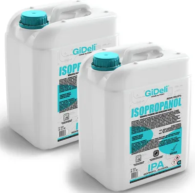 Obrázek produktu pro Isopropanol 20 l 99,9 % IPA Čisticí alkohol Odmašťovač pro elektroniku GiDeli