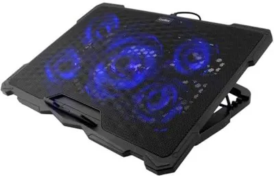 Produktbild von Famanu Laptop-Kühlständer bis 17,3 Zoll mit leisen Ventilatoren und verstellbarer Höhe