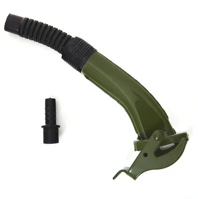 Produktbild von BW® Ausgießer flexibel für Kraftstoffkanister Metall Benzinkanister 5 / 10 / 20 Liter - Flex Standard - Olivegrün RAL 6003 - Hergestellt in Europa