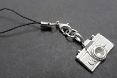 Produktbild von Kamera Fotoapparat Handyanhänger Miniblings Handyschmuck Foto Fotograf silber