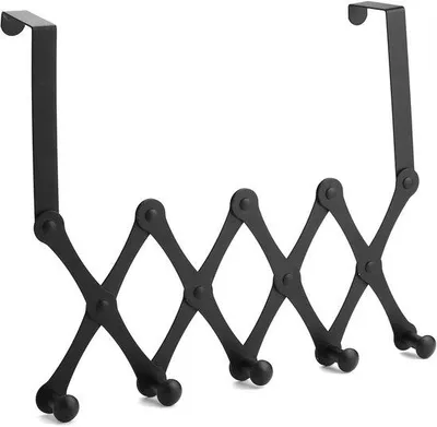 Produktbild von Famanu Türhaken mit 5 Haken aus rostfreiem Stahl - für Schlafzimmer, Wohnzimmer, Badezimmer und Küche