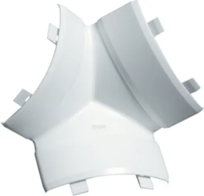 Produktbild von T-Stück schnittkaschierend aus PVC zu Eckkanal EK 40x40mm reinweiß