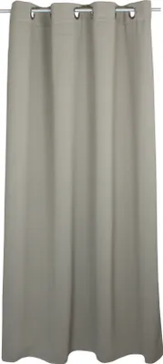 Produktbild von Verdunklungsvorhang Taupe hell Blackout Ösen Vorhang blickdicht 135x245 cm Gardine