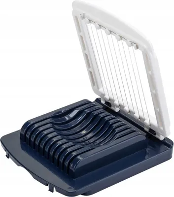 Zdjęcie produktu dla Galicja krajacz do jajek Practico granatowo-biały – 1 szt.