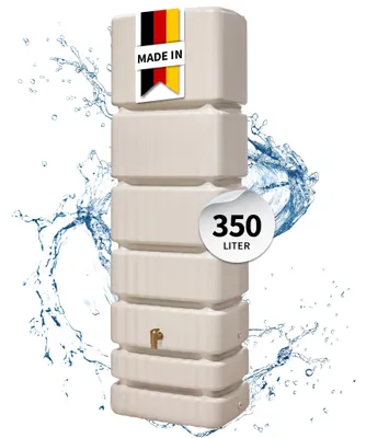 Productafbeelding van 4rain SLIM wandtank 350 L zandbeige, AI-gegenereerde afbeelding