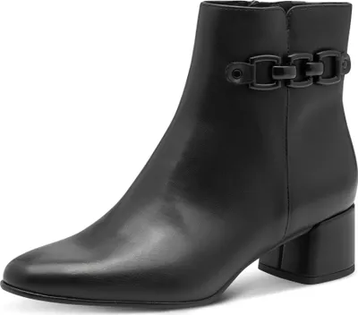 Zdjęcie produktu dla MARCO TOZZI Damskie buty za kostkę z łańcuszkiem 2-25352-45, Rozmiar:37 EU, Kolor:Czarny