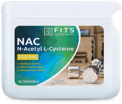 Zdjęcie produktu dla NAC (N-acetylo-L-cysteina) 150 mg, 90 kapsułek