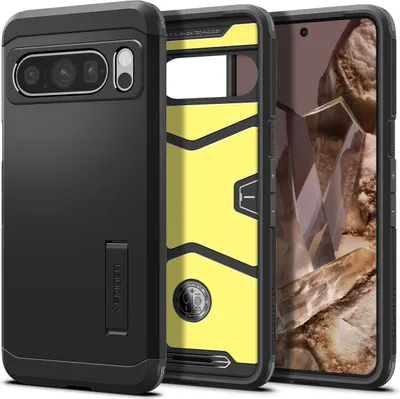 Produktbild von Spigen Tough Armor, Cover, Google, Google Pixel 8 Pro, 17 cm (6.7"), Schwarz