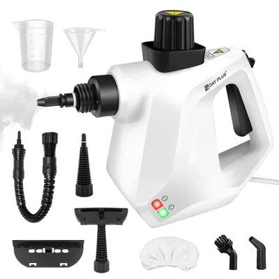 Immagine prodotto di Pulitore a vapore portatile - Nebulizzatore a vapore - Potenza: 801–1000 W - Vapore ad alta pressione - Ideale per auto, divani, pavimenti, bagni e finestre