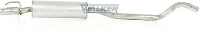Produktbild von WALKER 70307 Mittelschalldämpfer Schalldämpfer für OPEL Corsa B Schrägheck (S93) für VAUXHALL Corsa Mk I (B) Schrägheck (S93)