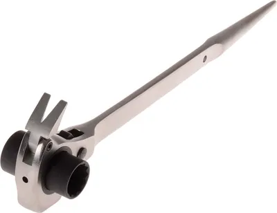 Image de Projahn Gerüstbauerschlüssel 4-in-1, Gerüstknarre, Ratschenschlüssel, 19/22 mm