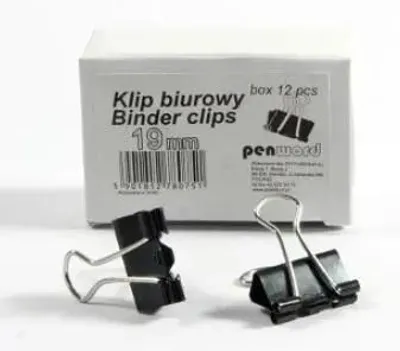 Zdjęcie produktu dla Klip biurowy 19mm (12szt) - Penword