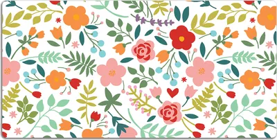 Produktbild von Schreibtischmatte Tischunterlage 120x60 cm Mauspad - Bild in den Blumen