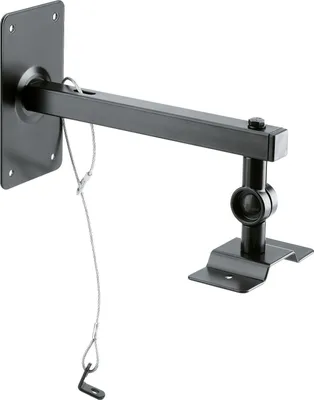 Obrázok produktu pre König & Meyer 24195-000-55, Strop, Múr, 15 kg, Oceľ, Čierna, Stropné / nástenné, 360°