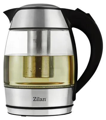 Productafbeelding van Glazen waterkoker met filter, Zilan ZLN8948, 1,8 liter, 2200W
