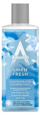 Produktbild von Astonish| Desinfektionsreiniger Linen Fresh - 300 ml - Vegan - Antibakteriell - Frischer Duft