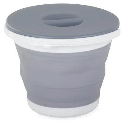 Immagine prodotto di Verk 01548 Secchio pieghevole in silicone con coperchio 5 L