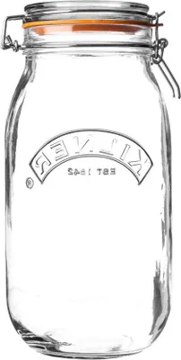 Produktbild von Glasbehälter mit Kugeldeckel - 2-Liter Behälter mit Überriesel