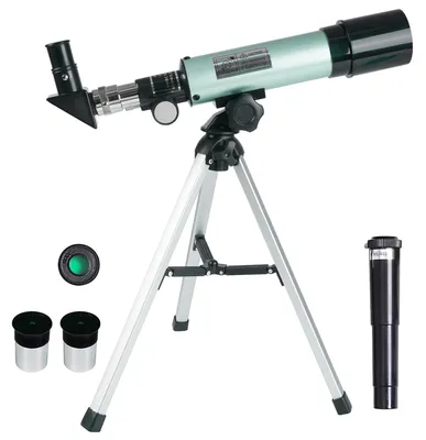 Produktbild von Teleskop Kinder Astronomie Fernrohr - 360/50 mm - 90x - Monokular mit Stativ - Tragbar
