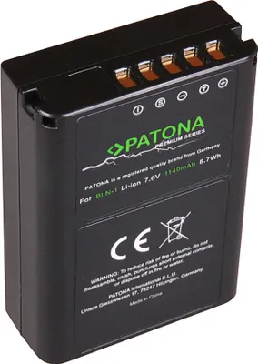 Produktbild von PATONA 1262, Olympus, 1140 mAh, 7,6 V, Lithium-Ion (Li-Ion)