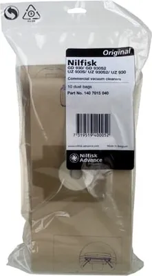 Immagine prodotto di Nilfisk Staubbeutel (10 Stück, Passend für Nilfisk Geräte) 140 7015 040