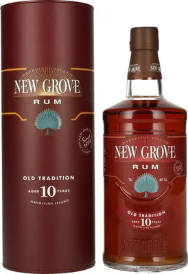 Produktbild von New Grove OLD TRADITION 10 Years Old Mauritius Island Rum 40% Vol. 0,7l in Geschenkbox