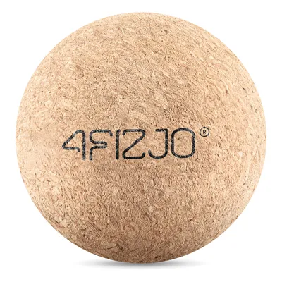 Produktbild von 4FIZJO Faszienball aus Naturkork, Ø 6,5 cm, Massageball, Braun