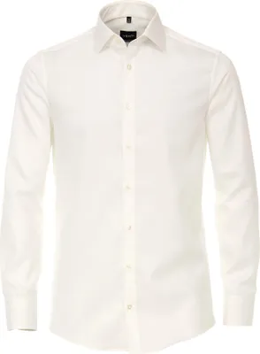 Produktbild von VENTI Herren Businesshemd Langarm Kent Modern-Fit Creme 44