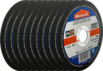 Obrázok produktu pre Oceľový rezný kotúč 125x1,0x22 (10)