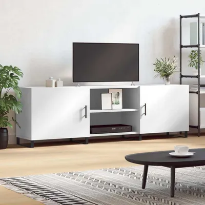 Produktbild von [Home] TV-Schrank Weiß 150x30x50 cm Holzwerkstoff , Neue Mode 2024 im häuslichen Leben
