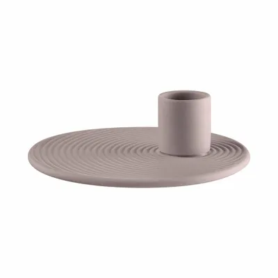 Produktbild von Blomus Kerzenhalter Nona, Kerzenständer, Porzellan, Bark, 12 cm, 66528